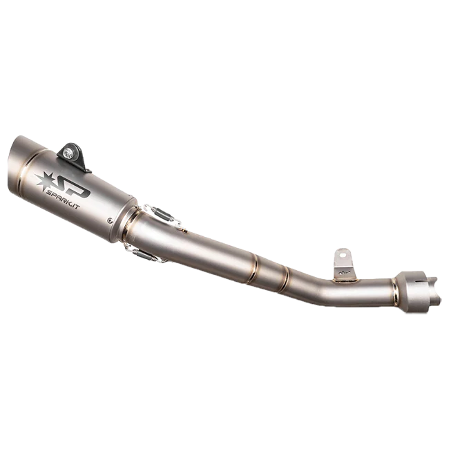 Spark Exhaust Slip-On Grid-O + KAT-Ersatzrohr Kawasaki ZX-10 R/RR (21-26) GKA8843T