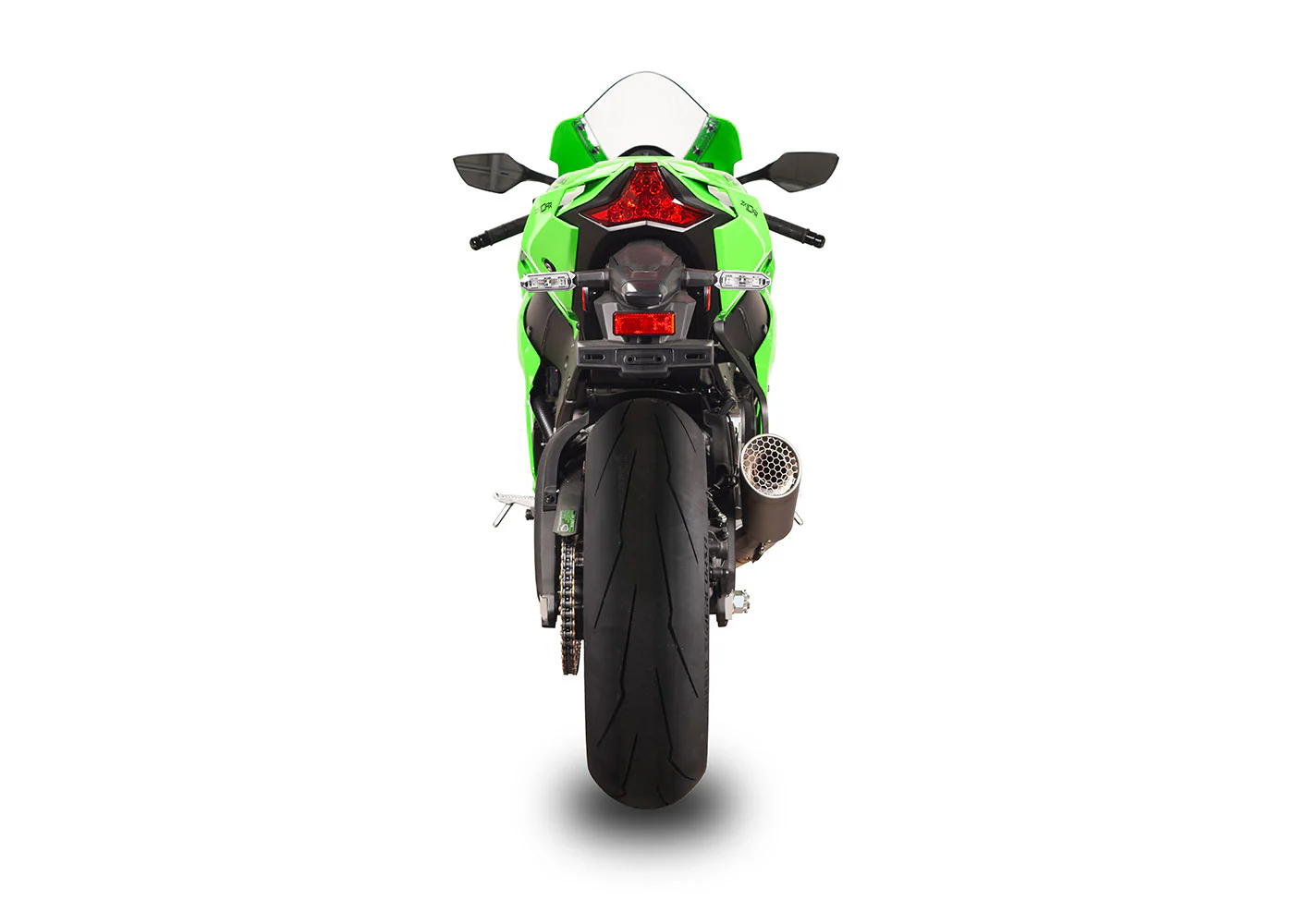 Spark Exhaust Slip-On Grid-O + KAT-Ersatzrohr Kawasaki ZX-10 R/RR (21-26) GKA8843T - Image 4