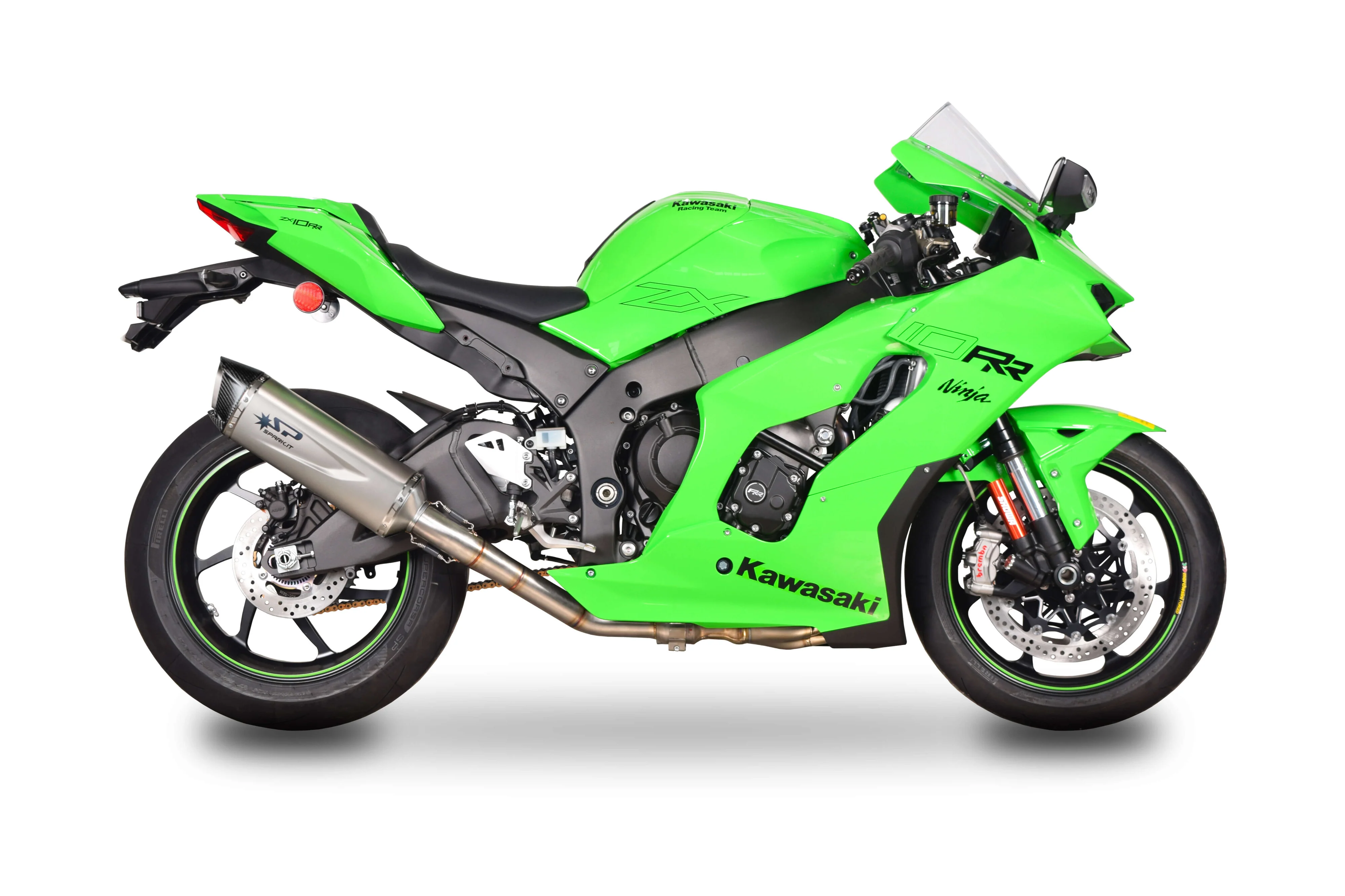 Spark Exhaust Slip-On Force EVO + KAT-Ersatzrohr Kawasaki ZX-10 R/RR (21-26) GKA8844T - Image 2