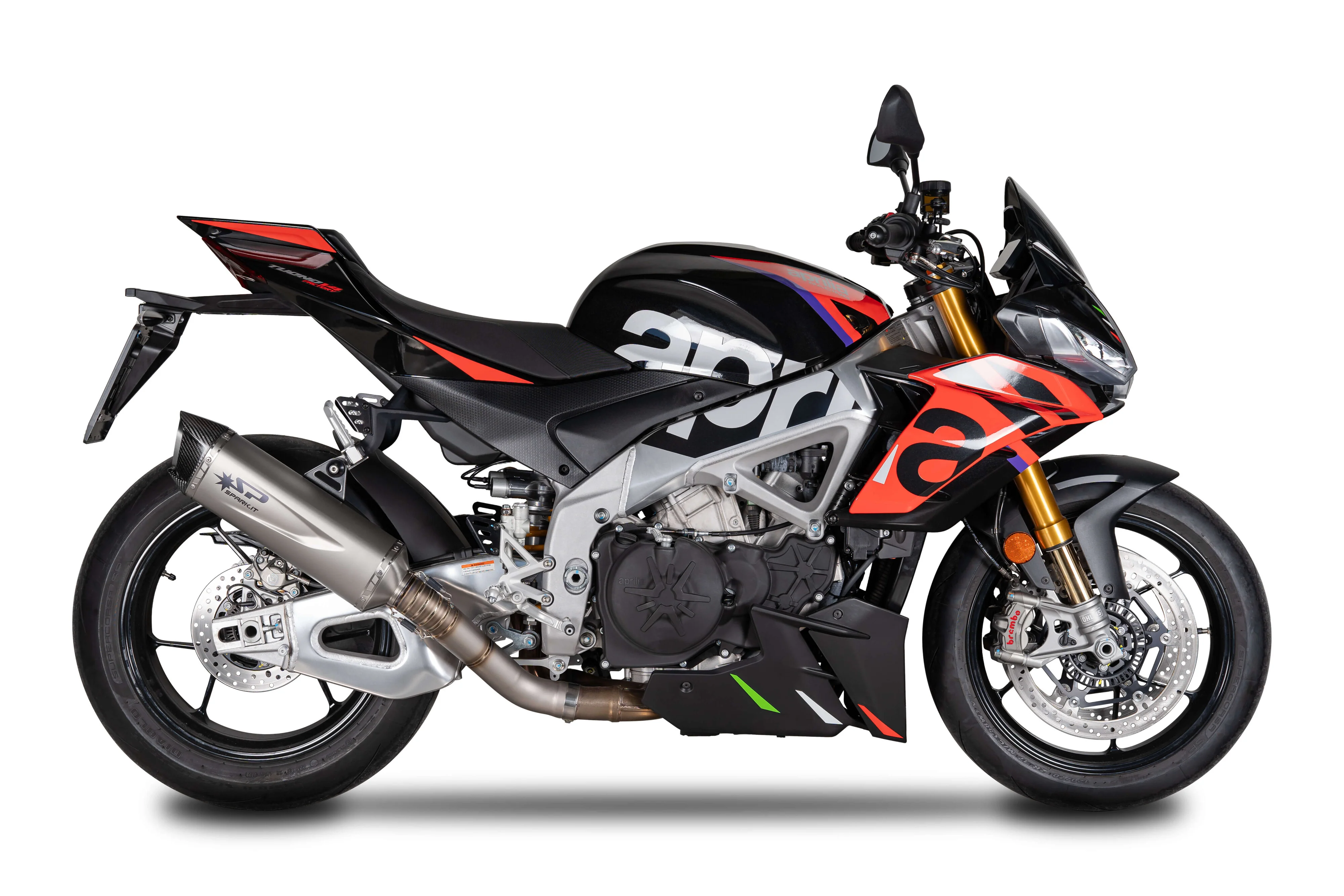 Spark Exhaust Slip-On Force Evo Titanium Aprilia RSV4/1100 Factory/RF/RR (17-20) GAP0407 - Image 2