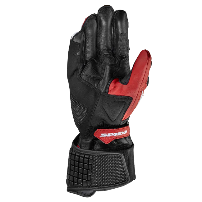 Spidi Carbo 5 Sport Motorrad Lederhandschuhe | Herren | Rot | A185014 - Image 2