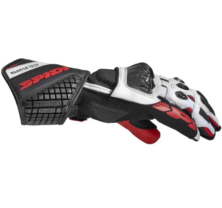 Spidi Carbo 5 Sport Motorrad Lederhandschuhe | Herren | Rot | A185014 - Image 3