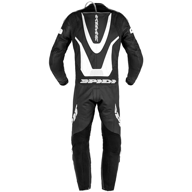 Spidi Laser Pro Einteiler Lederkombi – Perforierter Rennanzug | Herren | Schwarz/Weiß | Y154011 - Image 2