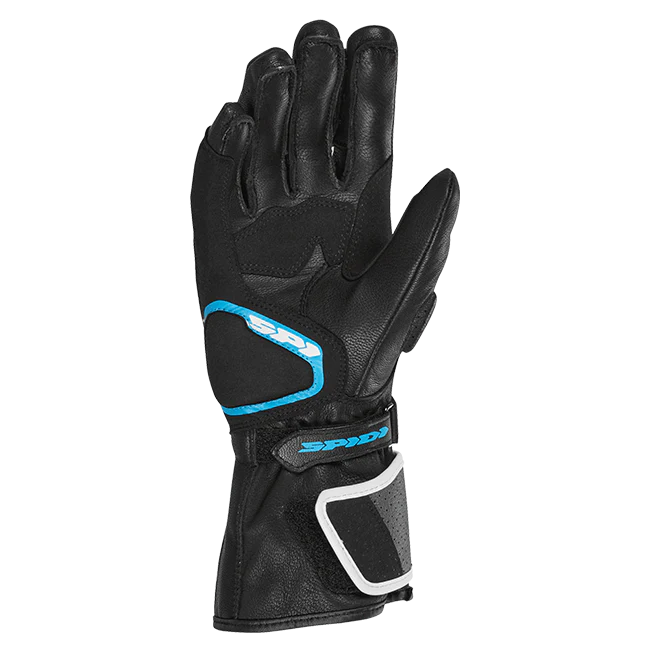 Spidi STR-6 Sport Motorrad Lederhandschuhe | Frauen | Grau/Weiß/Provence | A222302 - Image 2