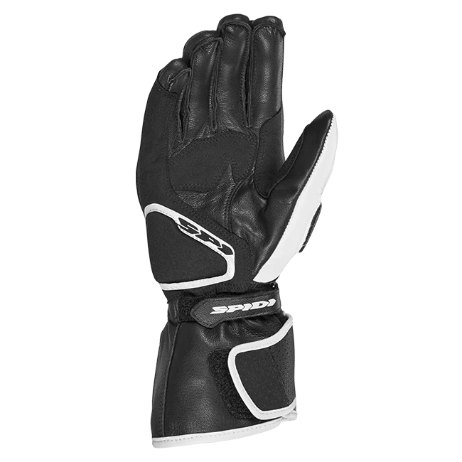 Spidi STR-6 Sport Motorrad Lederhandschuhe | Herren | Schwarz/Weiß | A221011 - Image 2