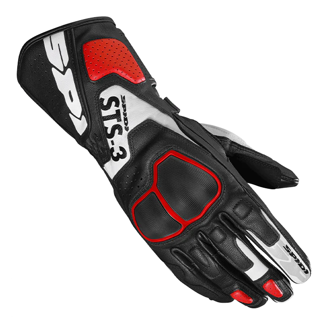 Spidi STS-3 Sport Motorrad Lederhandschuhe | Frauen | Rot | A220014