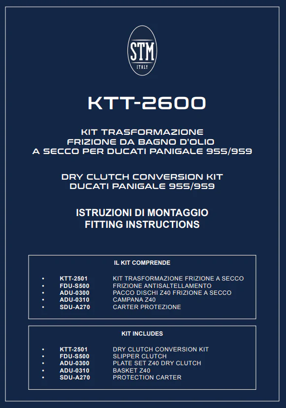 STM EVO GP Trockenkupplung Ducati Panigale V2 955 (20-24) KTT-2600 - Image 2