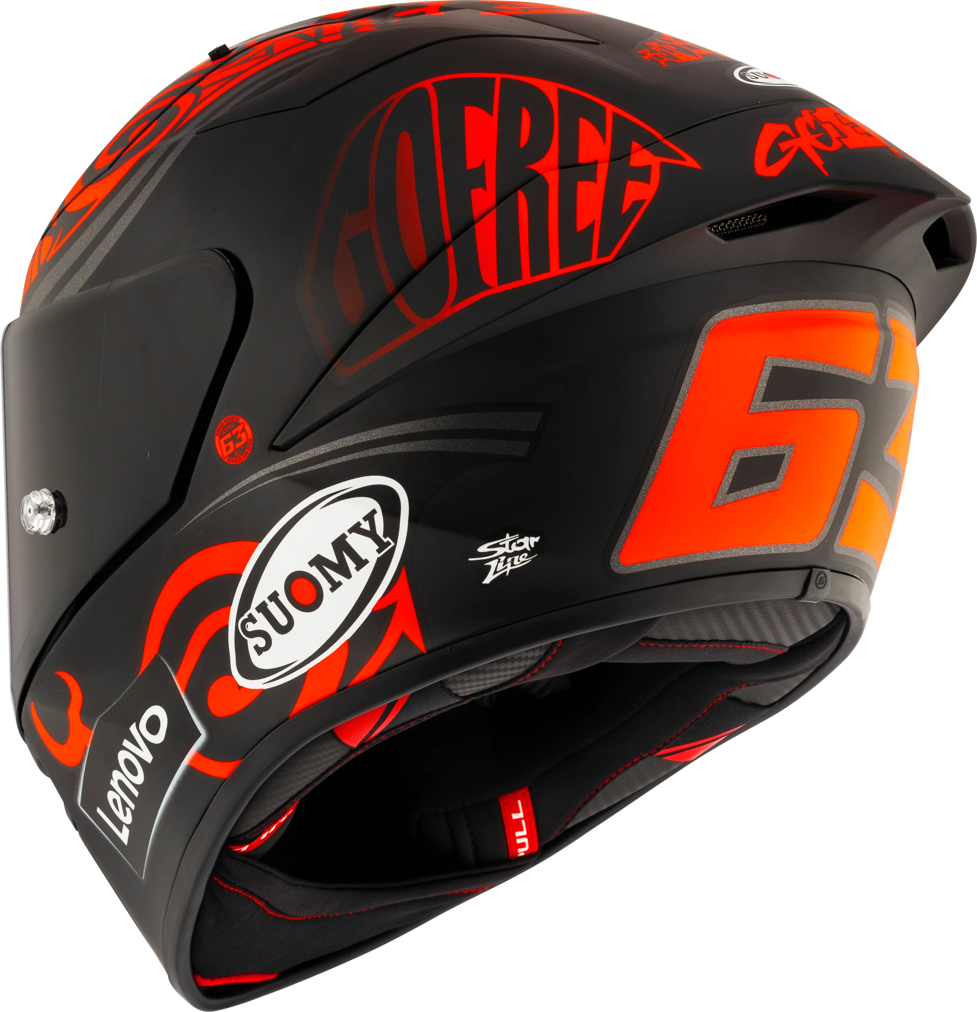 Suomy S1-XR GP Helm Francesco Pecco Bagnaia Replica 2024 K6SX0012 - Image 8