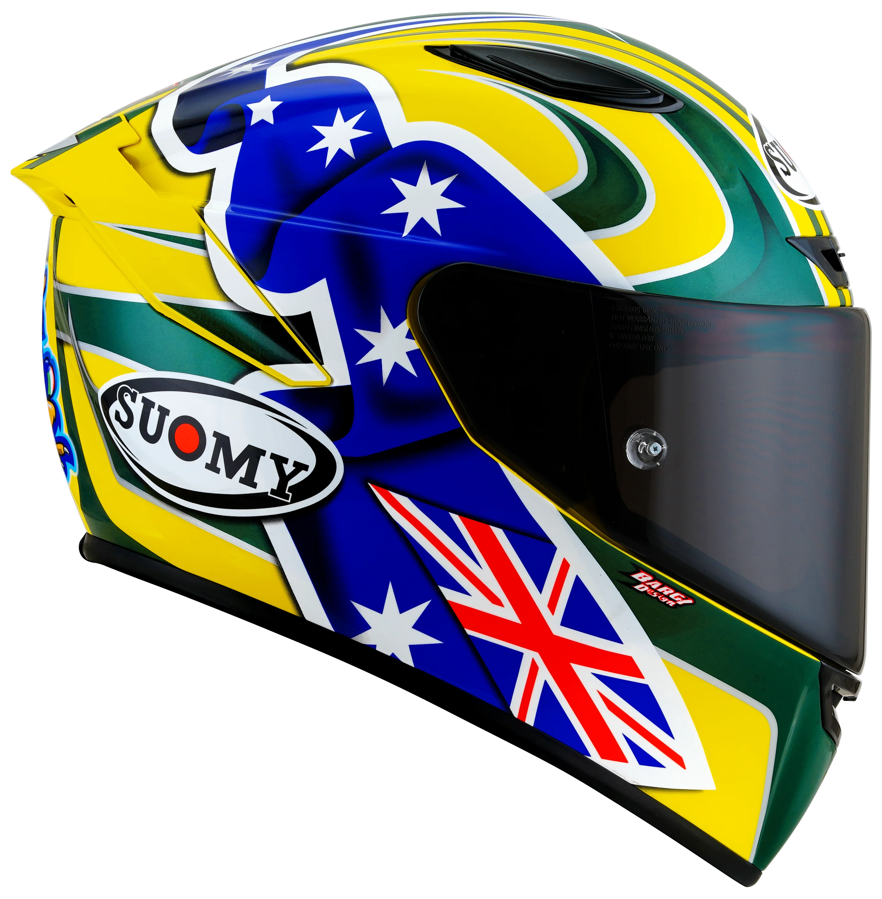 Suomy Track-1 Helm Troy Bayliss 2005 Replica K6T10017 - Image 5