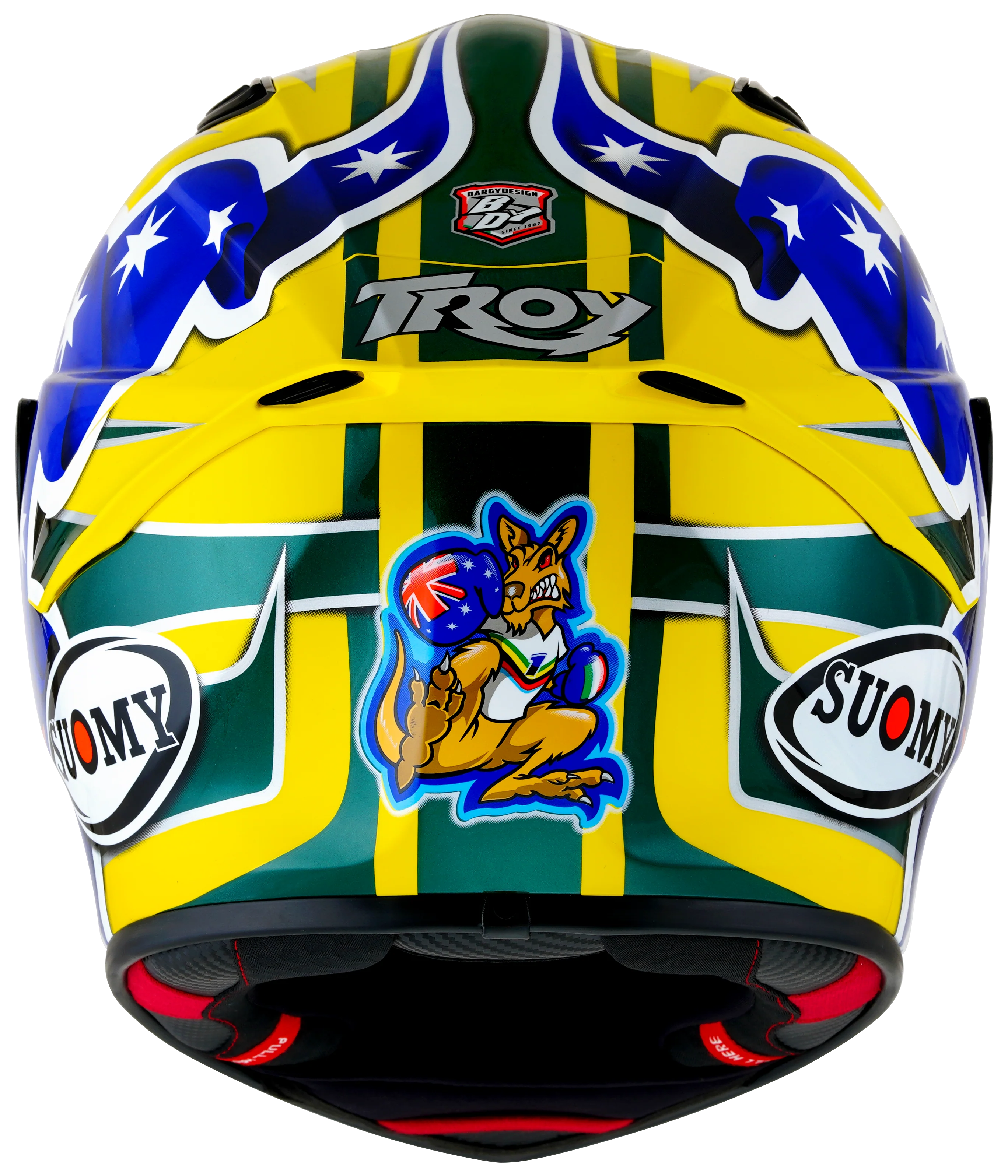 Suomy Track-1 Helm Troy Bayliss 2005 Replica K6T10017 - Image 6