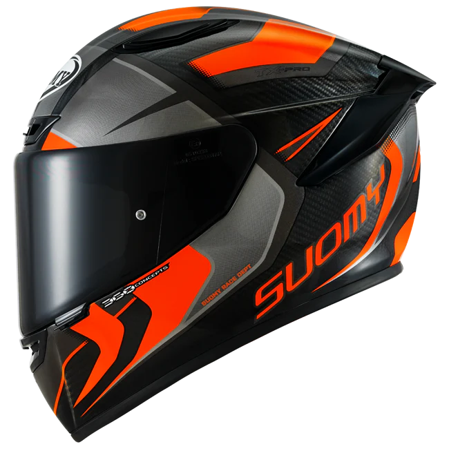 Suomy TX-Pro Helm Carbon Advance Orange Fluo K6TX0004