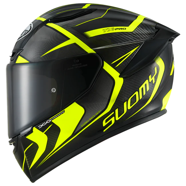 Suomy TX-Pro Helm Carbon Advance Gelb Fluo K6TX0005