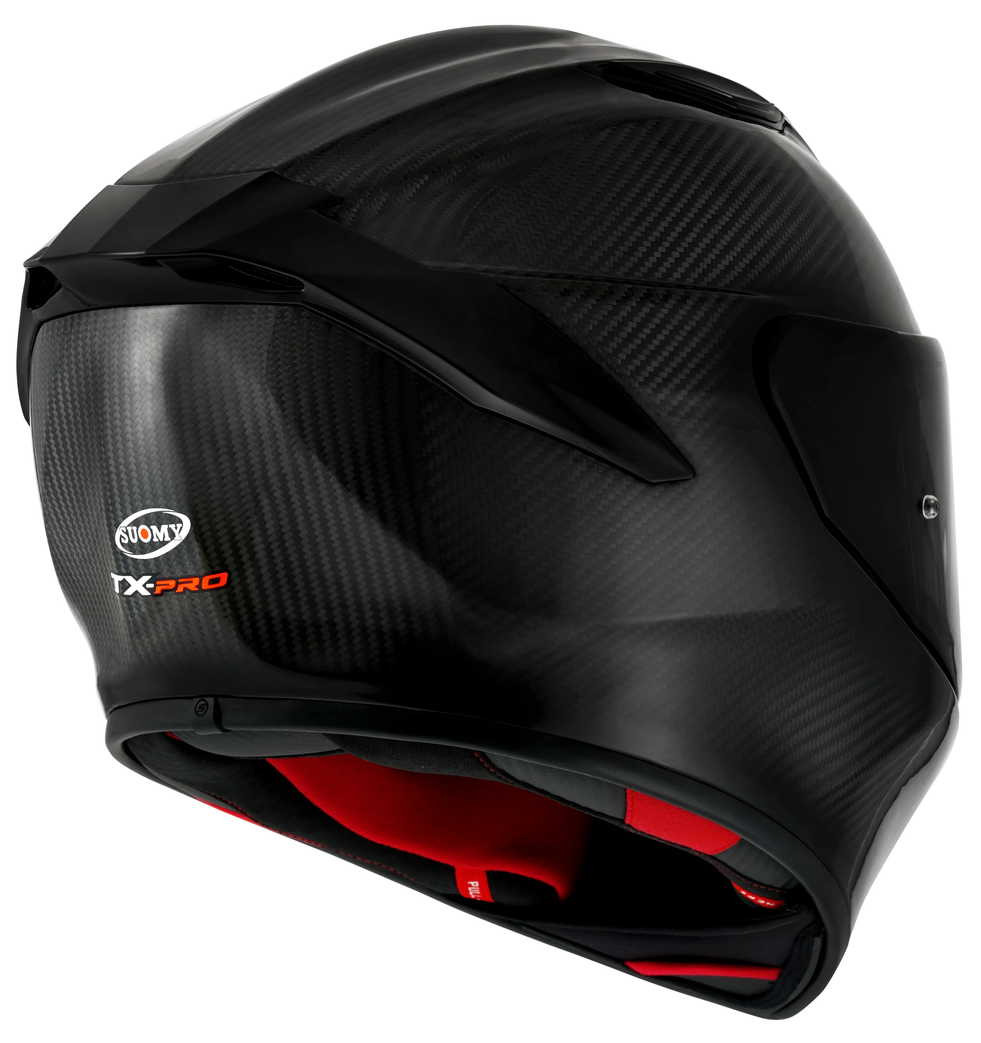 Suomy TX-Pro Helm Carbon glanz Sichtcarbon K6TX0007 - Image 5