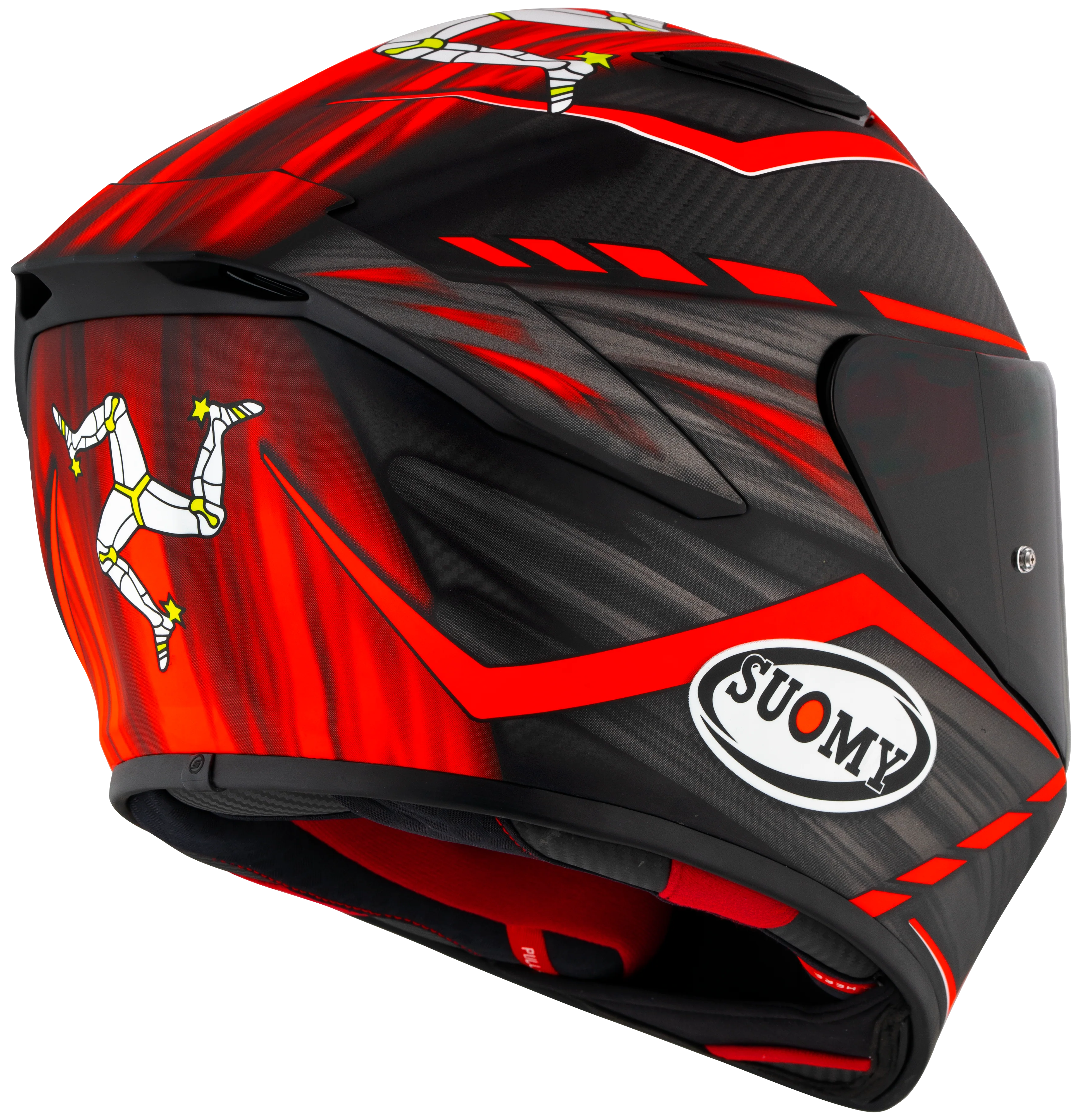 Suomy TX-Pro Helm Carbon Johnson Replica Rot Matt K6TX0010 - Image 8