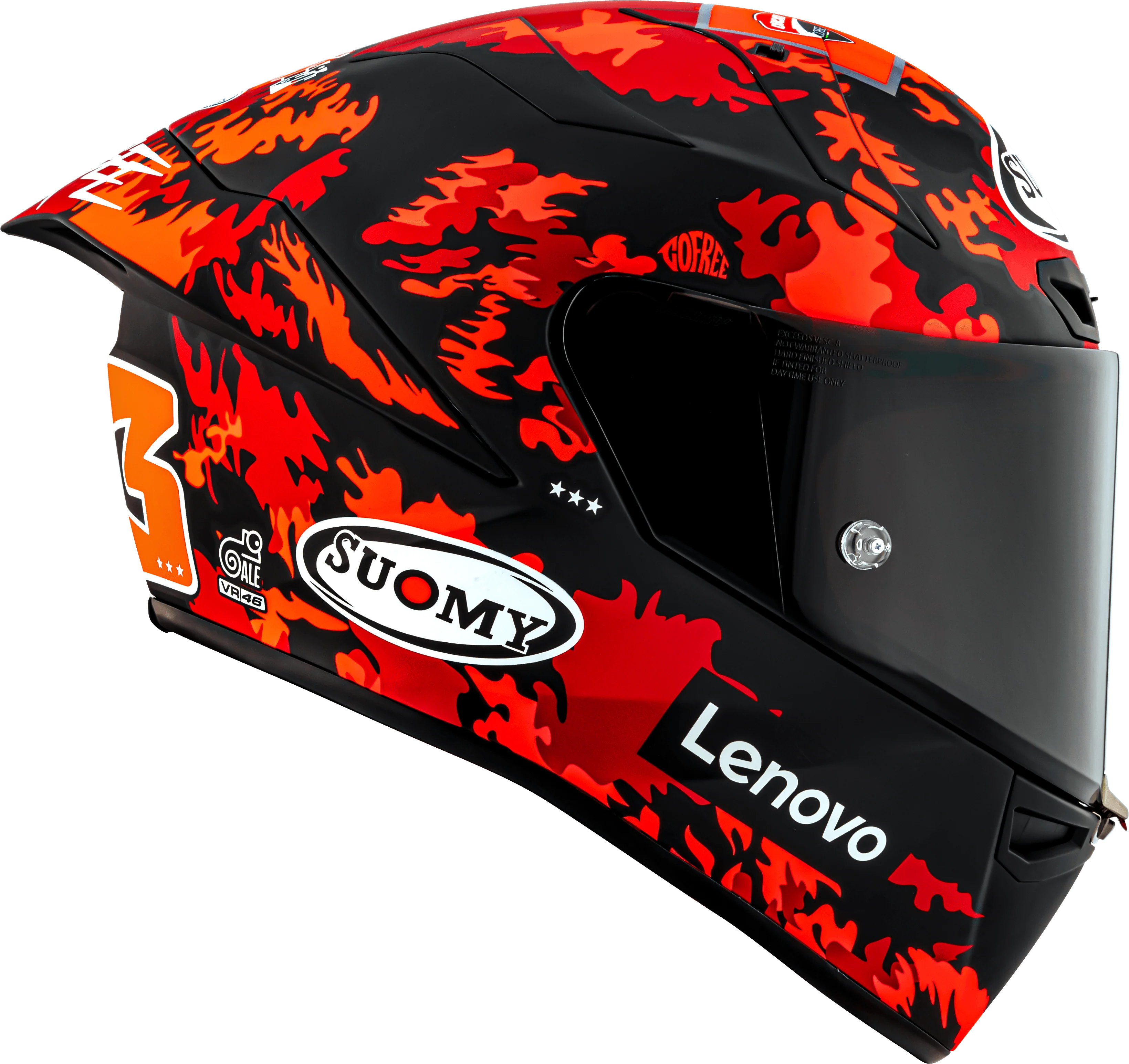 Suomy S1-XR GP Helm Francesco Pecco Bagnaia Replica 2025 K6SX0018 - Image 6