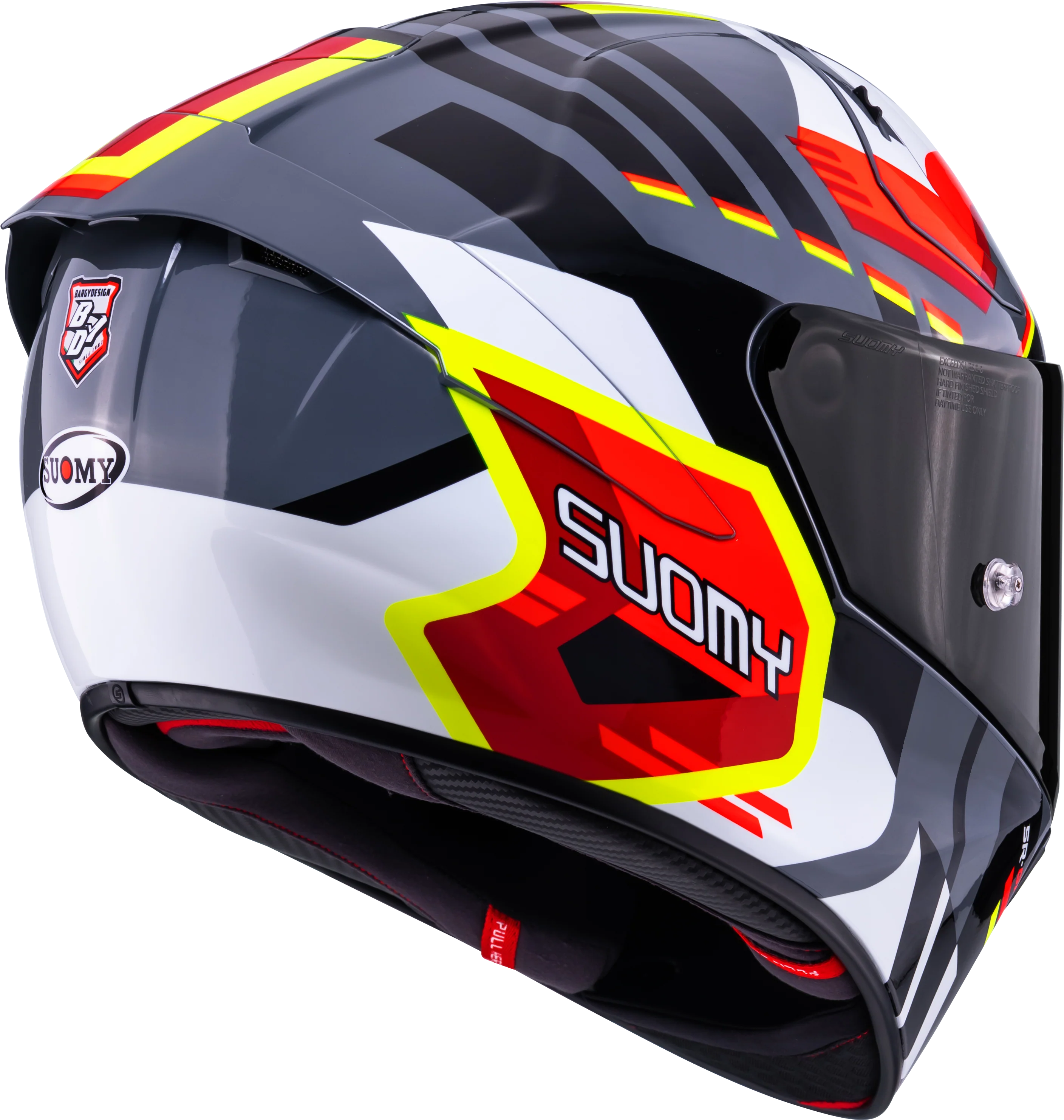 Suomy SR-GP Evo Helm Infrared Weiß/Schwarz/Rot K6S20024 - Image 5