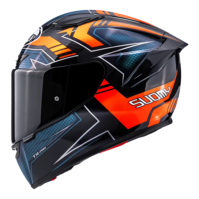 Suomy TX-Pro Helm Flawless Orange K6TX0015