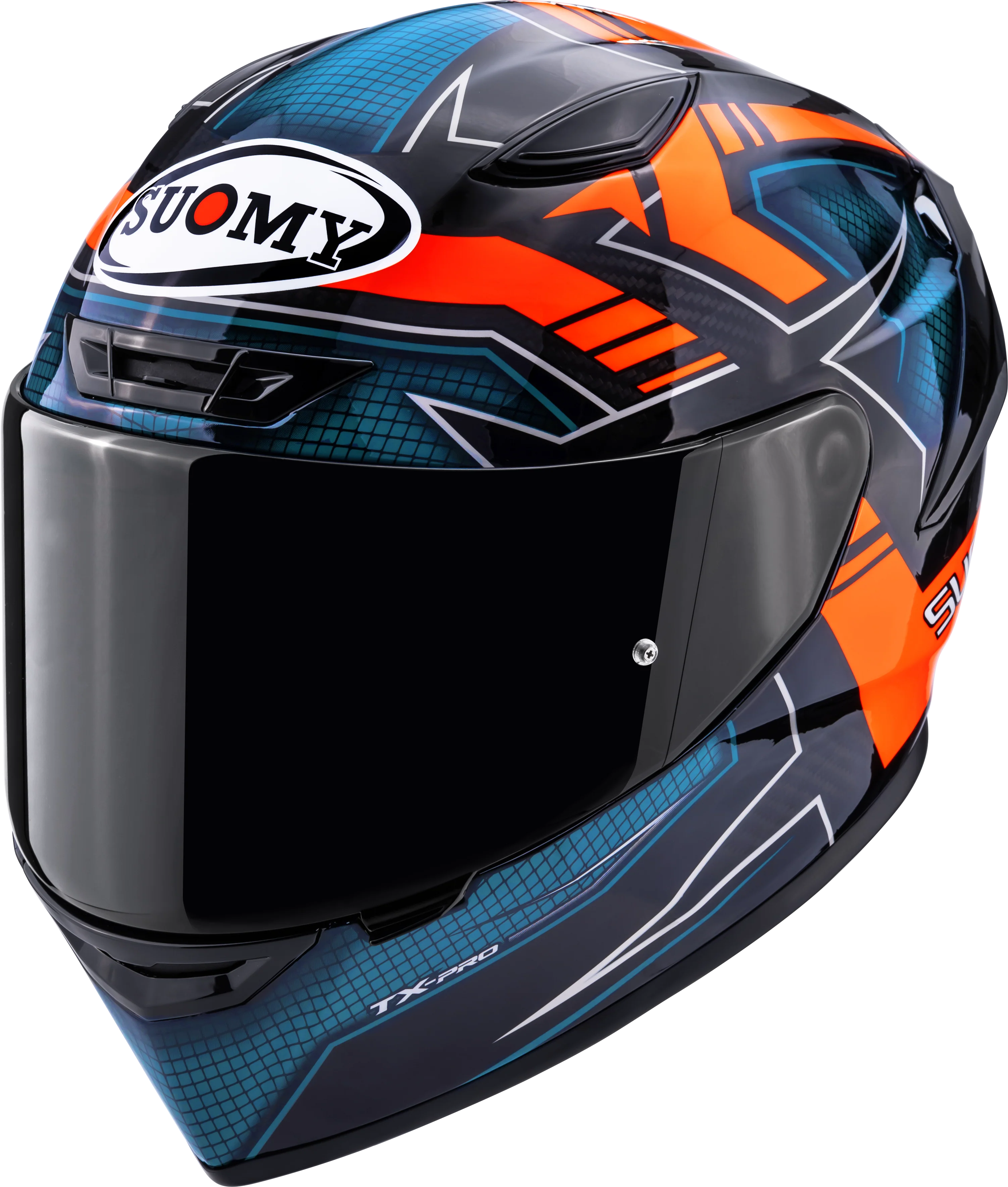 Suomy TX-Pro Helm Flawless Orange K6TX0015 - Image 8