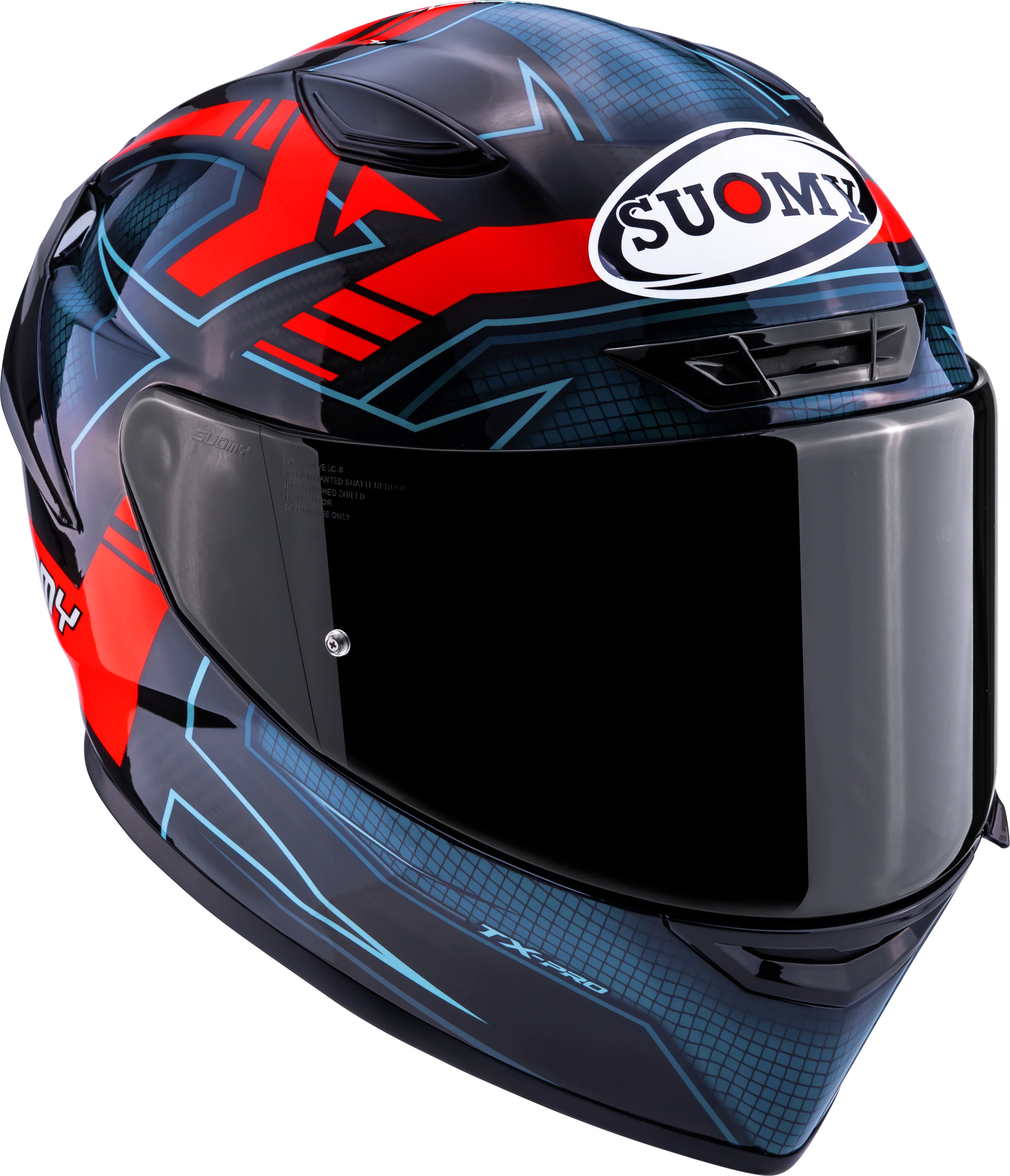 Suomy TX-Pro Helm Flawless Red K6TX0013 - Image 3