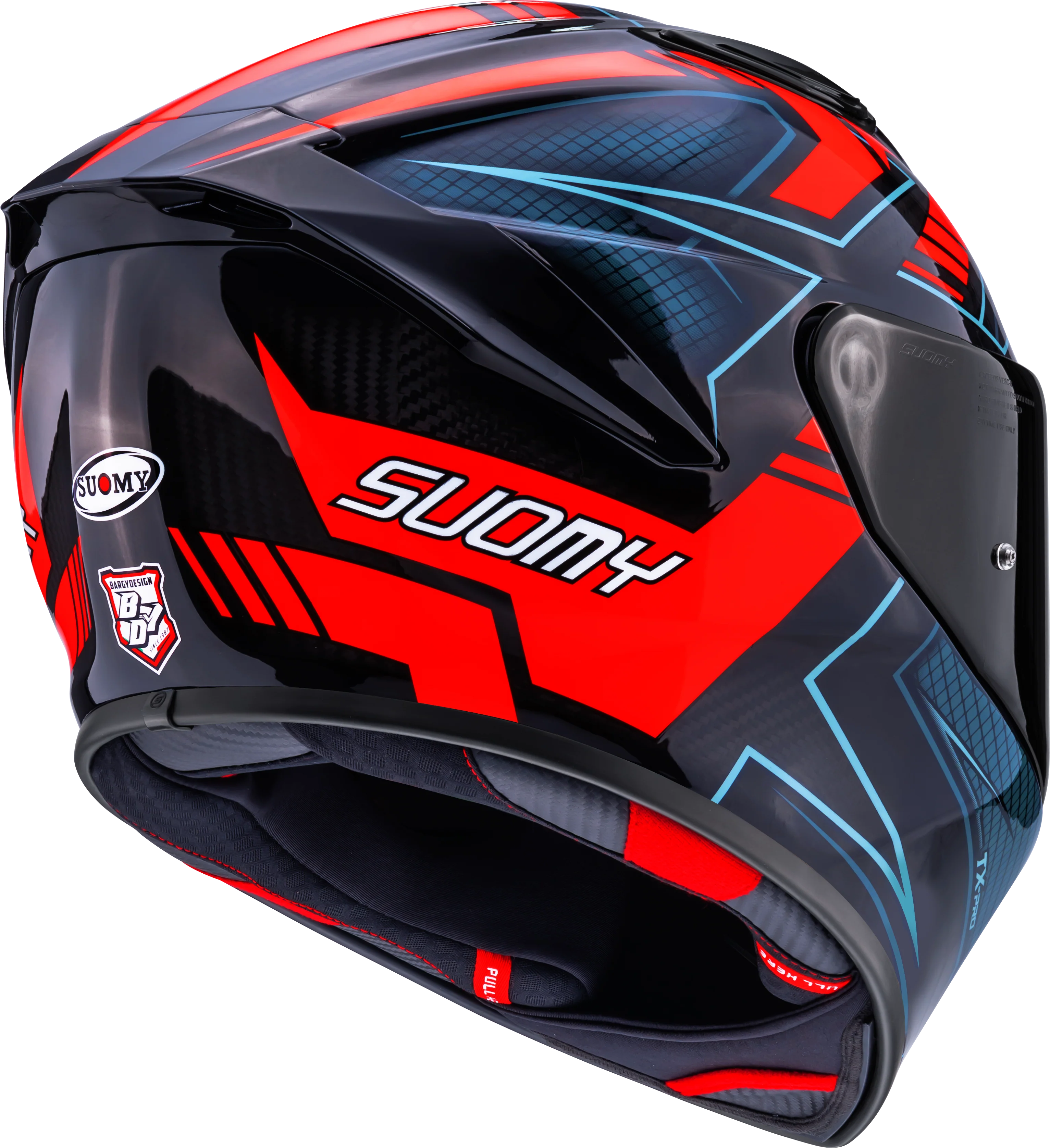 Suomy TX-Pro Helm Flawless Red K6TX0013 - Image 5