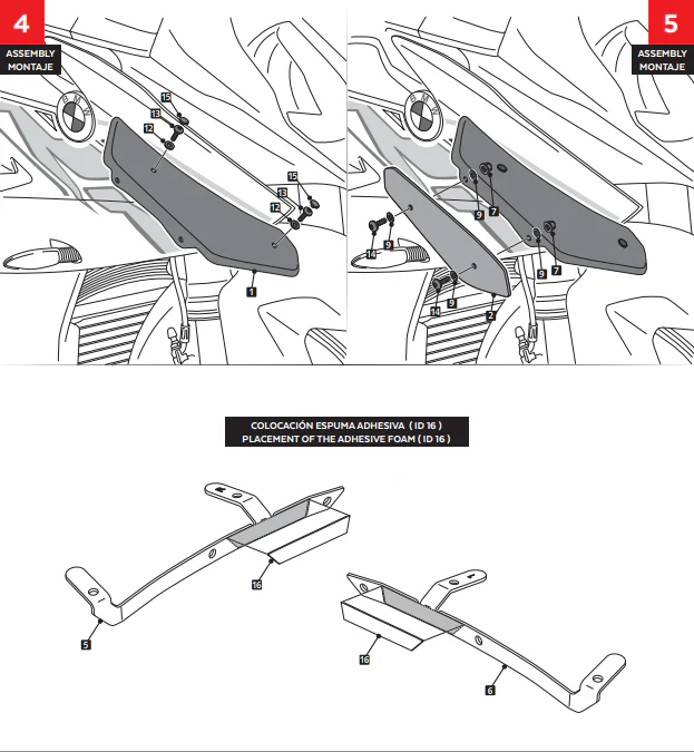 Puig Winglets Spoiler Downforce BMW S1000RR K46 (15-18) 9767 - Image 9