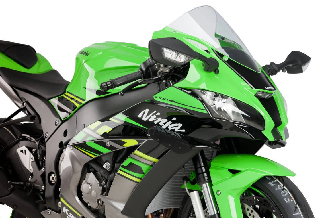 Puig Winglets Spoiler Downforce Kawasaki ZX-10 R/RR (11-20) 9882 - Image 2
