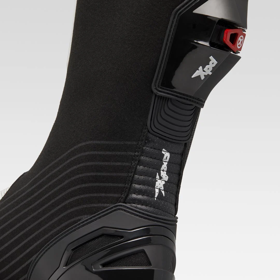 XPD XP9-R AIR perforierter Racing und Straßen Motorradstiefel | Herren | Weiß/Schwarz - Image 10