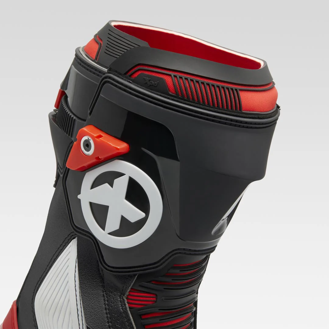 XPD XP9-S Racing und Straßen Motorradstiefel | Herren | Schwarz/Rot - Image 7