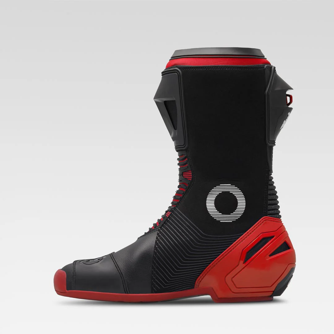 XPD XP9-S Racing und Straßen Motorradstiefel | Herren | Schwarz/Rot - Image 8