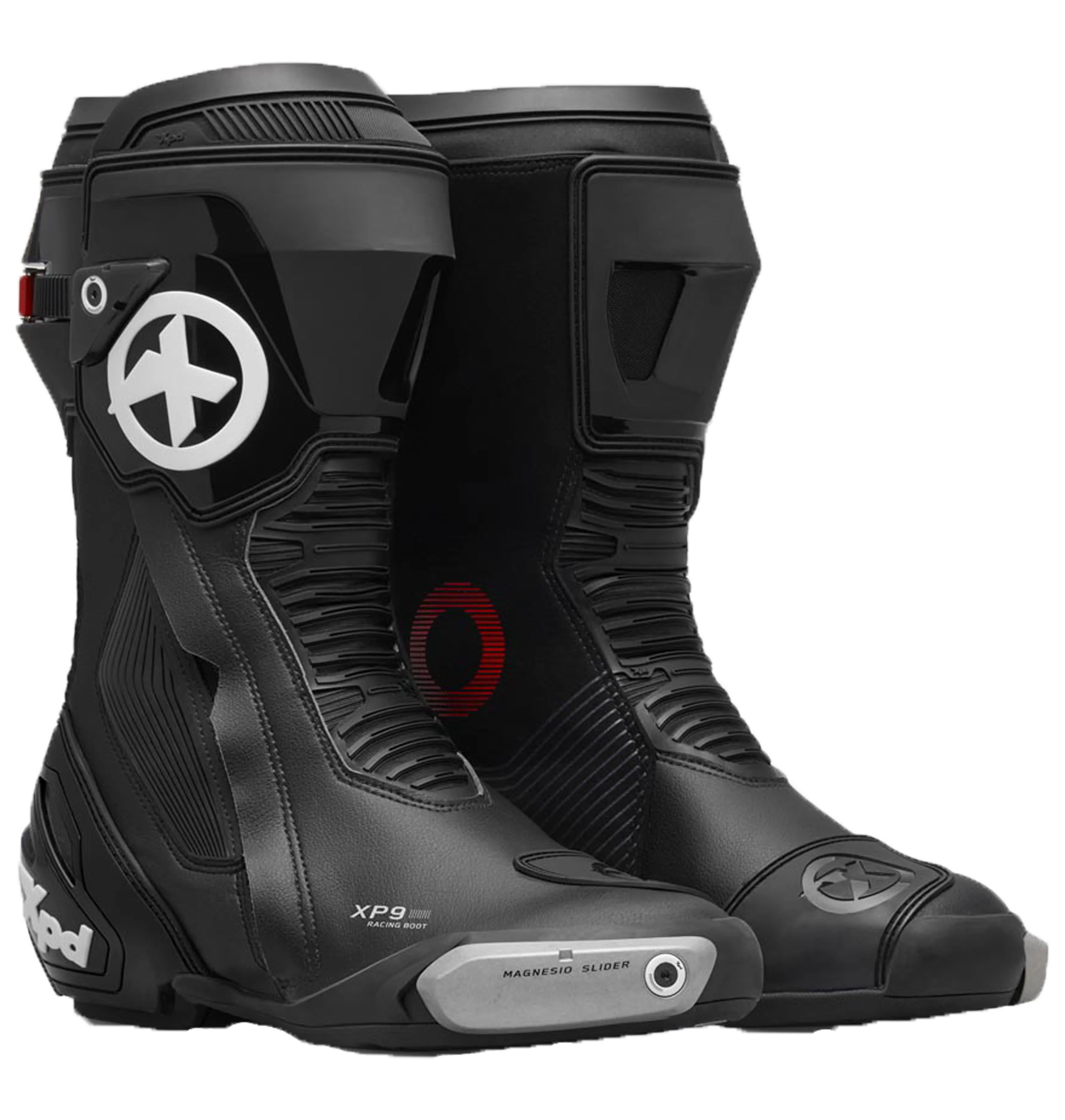 XPD XP9-S Racing und Straßen Motorradstiefel | Herren | Schwarz